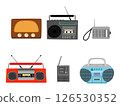 Retro radio 126530352