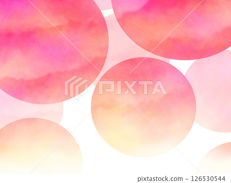 紅色抽象圓圈插畫背景 紅色抽象圓圈插畫背景 126530544