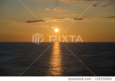 [Sunrise from the Sunflower bound for Sapporo Oarai] 126530662
