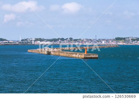 [Sunflower Sapporo Oarai bound, arriving at Oarai Port] 126530669