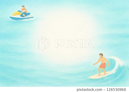 Enjoy refreshing summer activities at the beach Enjoy refreshing summer activities at the beach 126530968