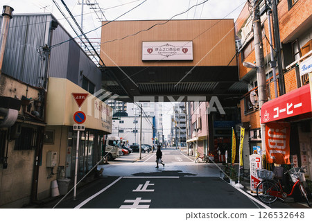 [Sakai Yamanokuchi Shopping Street] Retro shopping street scenery 126532648