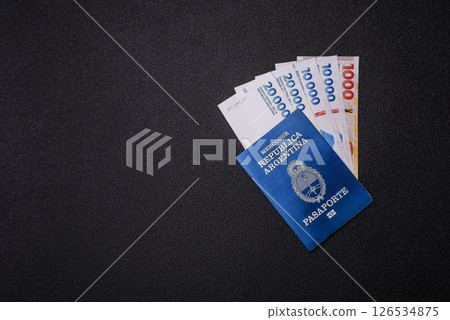 International biometric passport of a citizen of Argentina International biometric passport of a citizen of Argentina 126534875
