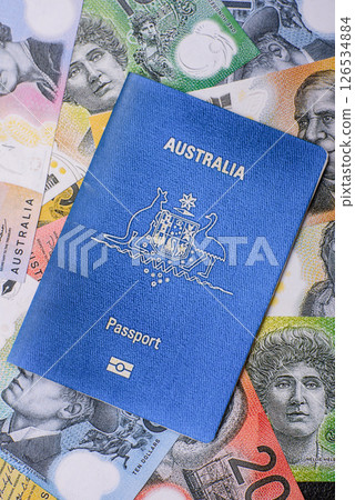 International biometric passport of a citizen of Australia International biometric passport of a citizen of Australia 126534884
