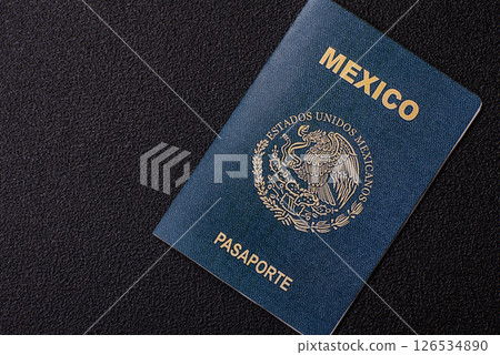 International biometric passport of a citizen of Mexico 126534890