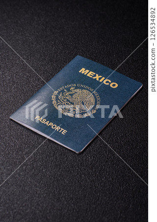 International biometric passport of a citizen of Mexico International biometric passport of a citizen of Mexico 126534892