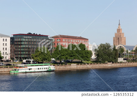riga, latvia, cityscape 126535312