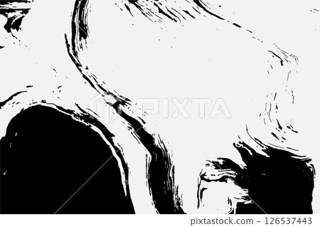 ink brush strokes in black ink ink brush strokes in black ink 126537443