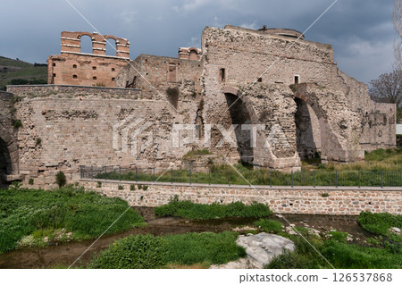 Red Basilica, aka Kizil Avlu, in Bergama, Turkey Red Basilica, aka Kizil Avlu, in Bergama, Turkey 126537868