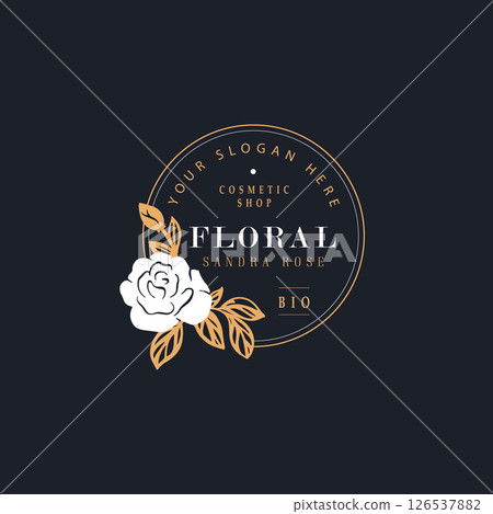 Elegant, nice and creative flower logo Elegant, nice and creative flower logo 126537882
