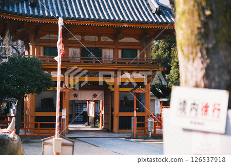 [Sugawara Shrine] Scenery of a historic shrine 126537918
