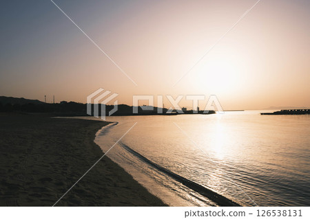 [Sennan Satoumi Park] Beautiful sunset 126538131
