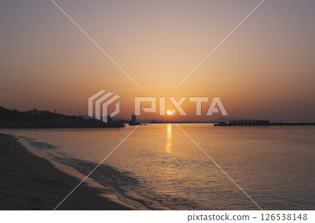 [泉南里海公園] 美麗的夕陽 126538148