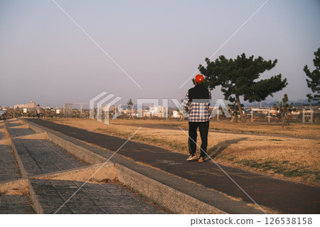【泉南里海公園】黃昏的風景 126538158