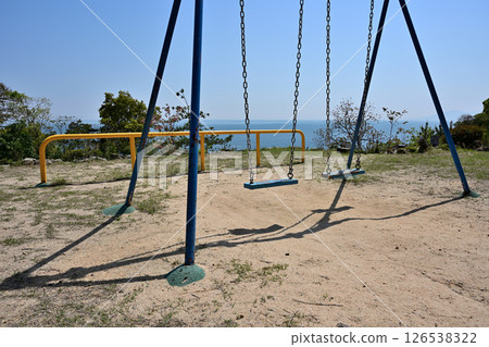 Park where the sea can be seen Park where the sea can be seen 126538322