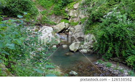 The river near Ohirazawa on the Sai River in Kanazawa 126538562