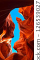 A beautiful gradation of Antelope Canyon 126539027