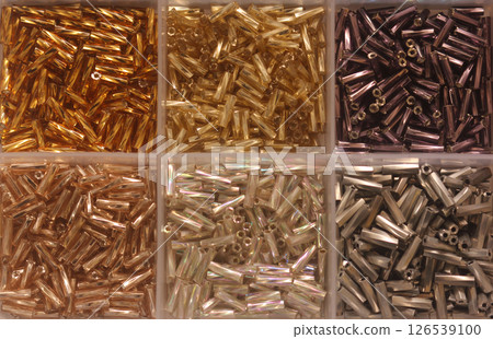 Container of Twisted Bugle Beads For Jewelry Making Container of Twisted Bugle Beads For Jewelry Making 126539100