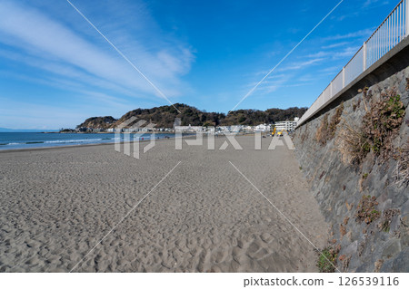 Kanagawa Prefecture, Enoshima Electric Railway and Mt. Fuji, Shonan 126539116