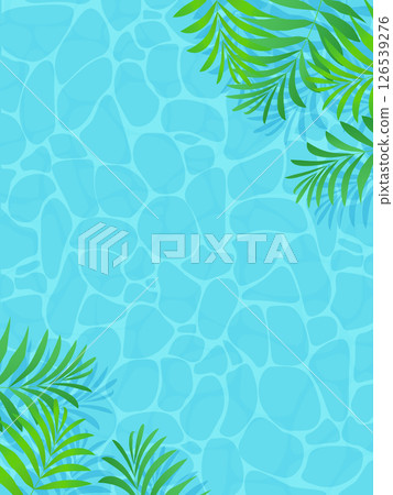 Tropical plant background illustration 126539276