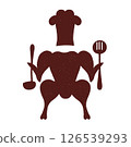 Poultry, Turkey, Chicken. Isolated meat on white background 126539293