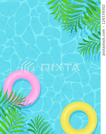 Tropical plant background illustration 126539302