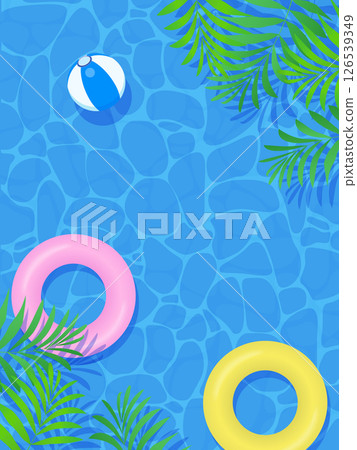 Tropical plant background illustration 126539349