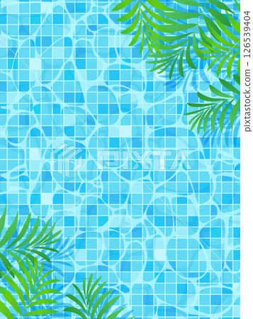 Tropical plant background illustration 126539404
