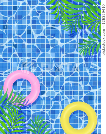 Tropical plant background illustration 126539410