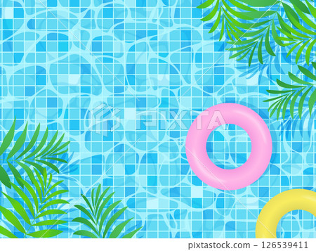 Tropical plant background illustration Tropical plant background illustration 126539411
