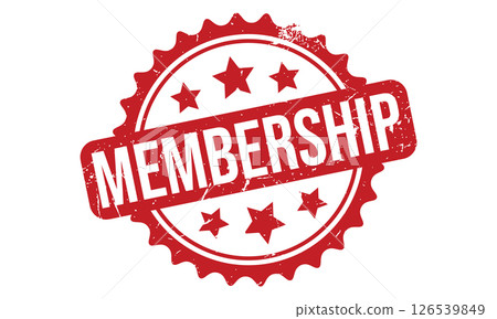 Membership Rubber Stamp Seal Vector 126539849