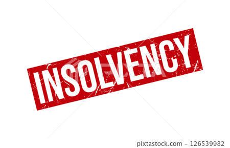 Insolvency Rubber Stamp Seal Vector 126539982