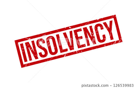 Insolvency Rubber Stamp Seal Vector 126539983