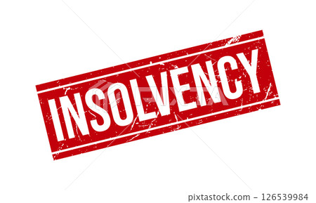 Insolvency Rubber Stamp Seal Vector 126539984