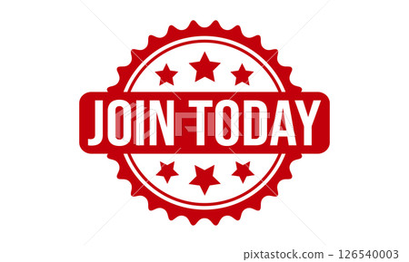 Join Today Rubber Stamp Seal Vector Join Today Rubber Stamp Seal Vector 126540003