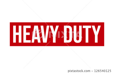Heavy Duty Rubber Stamp Seal Vector Heavy Duty Rubber Stamp Seal Vector 126540125
