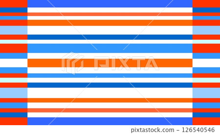 邊框圖案,幾何圖案,橙色,藍色 邊框圖案,幾何圖案,橙色,藍色 126540546