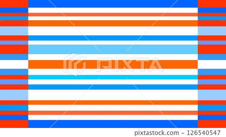 邊框圖案,幾何圖案,橙色,藍色 邊框圖案,幾何圖案,橙色,藍色 126540547