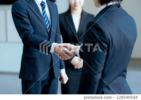 Businessman shaking hands Businessman shaking hands 126540584