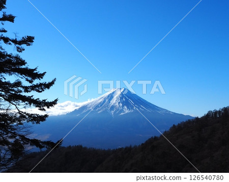 從Mitsubashi看到的富士山 126540780