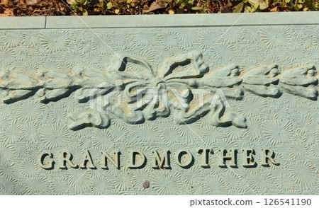 Antique Headstone in Historic Cemetery Ribbon and Word Sister Antique Headstone in Historic Cemetery Ribbon and Word Sister 126541190