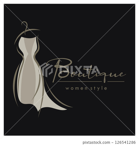 elegant women's fashion logo, clothing, boutique, convection, tailor, garment, business, apparel, fashion designer elegant women's fashion logo, clothing, boutique, convection, tailor, garment, business, apparel, fashion designer 126541286