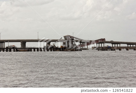 Bridge Across Manatee River in Bradenton FL Bridge Across Manatee River in Bradenton FL 126541822