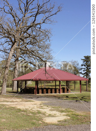 Covered Pavilion For Church and Funeral Service Near Griffin Cemetery in Rural East TX Covered Pavilion For Church and Funeral Service Near Griffin Cemetery in Rural East TX 126541900