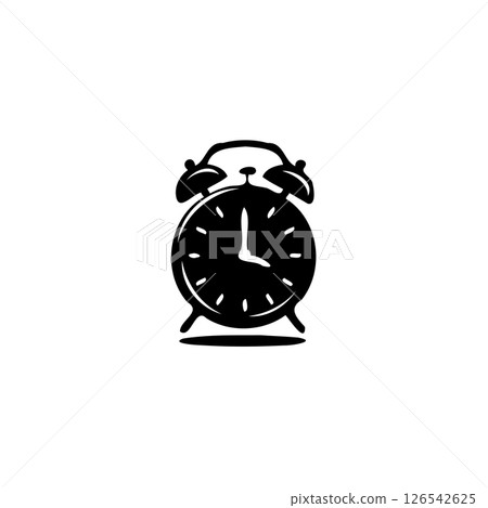 Stylized depiction of an alarm clock symbolizing timelessness and nostalgia 126542625