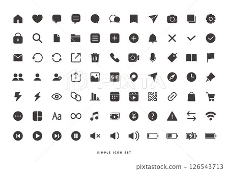 Icon set SNS Icon set SNS 126543713