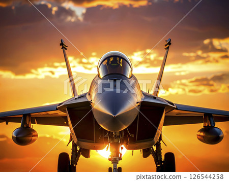 Fighter jet Air force base AI generated image 126544258