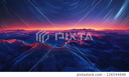 stars in the mountains 126544846