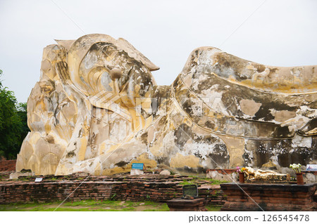 Landscape with Thai Buddha statue 126545478