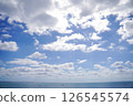 Okinawa's blue sky and clouds 126545574